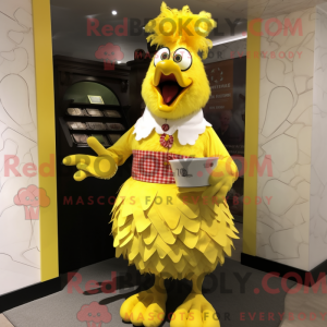 Figura de máscara de galo...