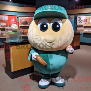 Postava maskota Teal Potato...