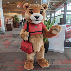 Red Mountain Lion maskot...