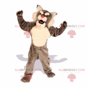 Mascotte de tigre au nez rouge - Redbrokoly.com