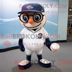 Navy Baseball Ball maskot...