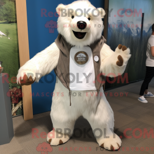 Figura de máscara de urso...