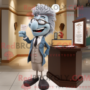 Postava maskota Grey...