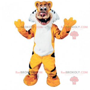 Mascota tigre con algunas rayas - Redbrokoly.com