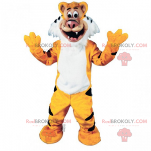 Mascote tigre com listras - Redbrokoly.com