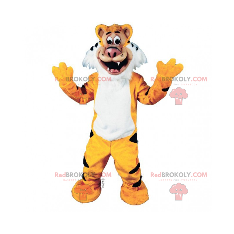 Tiger maskot med nogle striber - Redbrokoly.com