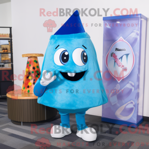 Maskottchenkostüm Blaues...