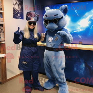 Navy Seal maskot kostume...