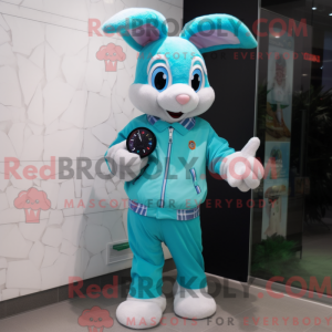 Máscara Cyan Rabbit com...