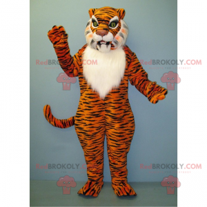 Tiger mascot with white belly - Redbrokoly.com