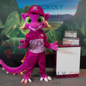 Disfraz de mascota Magenta...