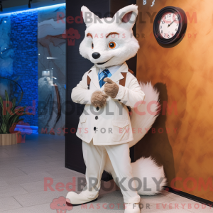 Cream Fox-maskotdraktfigur...