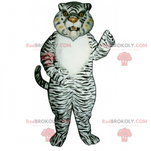 Mascote do tigre da neve - Redbrokoly.com