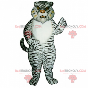 Snow tiger mascot - Redbrokoly.com