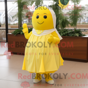 Citron gul peber maskot...