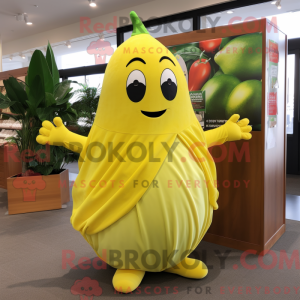 Lemon Yellow Pepper mascot...