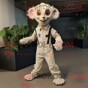 Beżowy Aye-Aye...