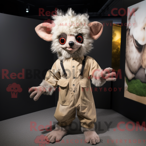 Beżowy Aye-Aye...