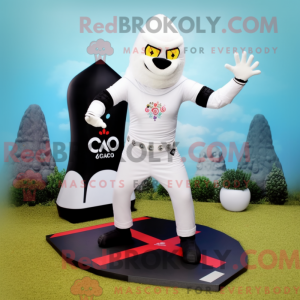 Wit kerkhofmascottekostuum...