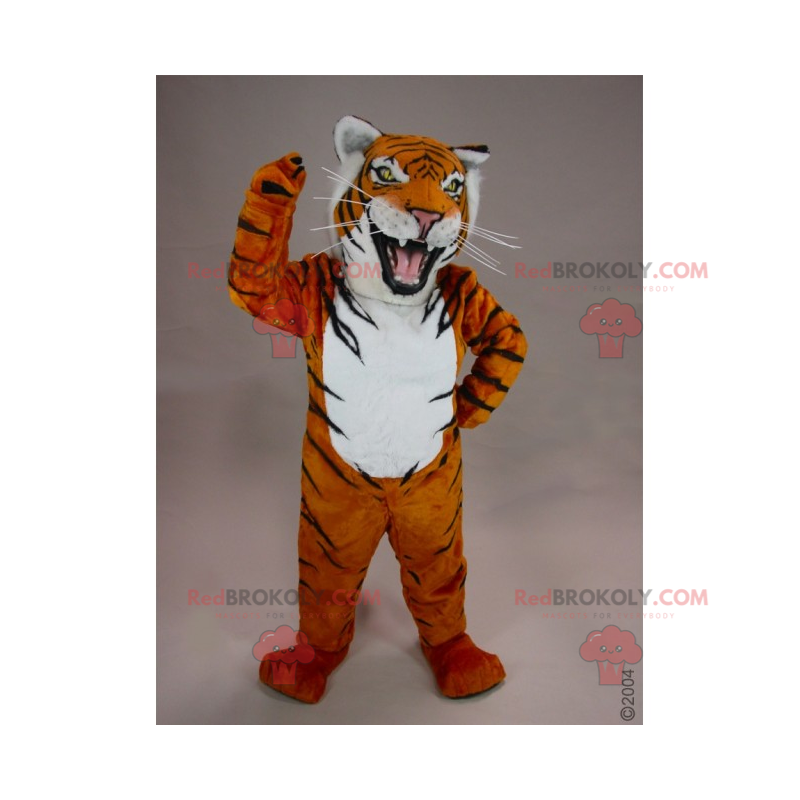 Mascotte della tigre rabbiosa - Redbrokoly.com