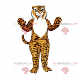 Fierce tiger mascot - Redbrokoly.com