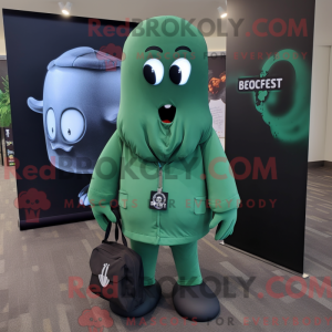 Forest Green Ghost mascot...