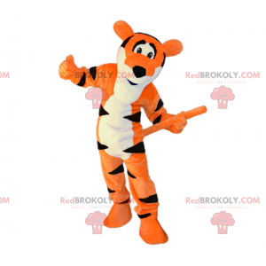 Orange tiger mascot - Redbrokoly.com