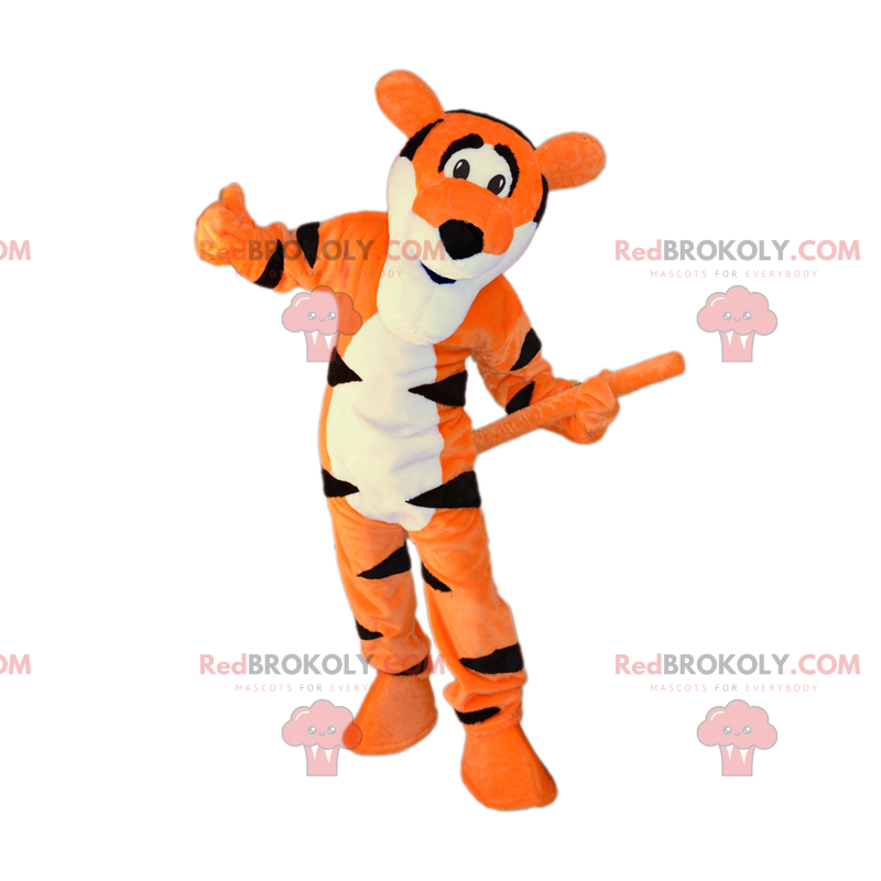 Mascote tigre laranja - Redbrokoly.com