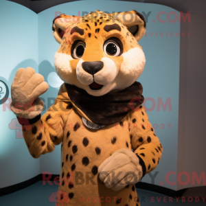 Costume mascotte de guépard...