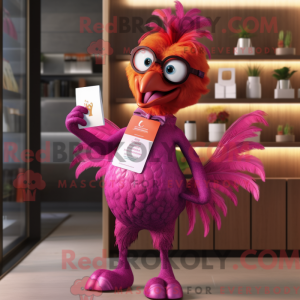 Postava maskota Magenta...