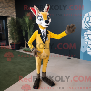 Gazelle maskot kostume...