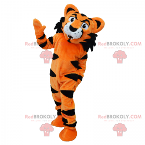 Oranžový tygr maskot - Redbrokoly.com