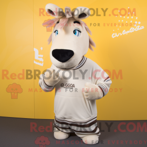 Disfraz de mascota Quagga...