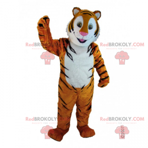 Lachende tijger mascotte - Redbrokoly.com