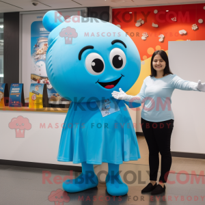 Sky Blue Squash maskot...