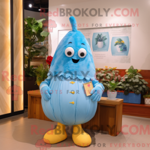 Sky Blue Squash maskot...