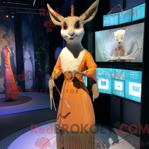 Gazelle mascot costume...