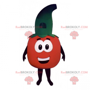 Tomatenmascotte met heksenhoed - Redbrokoly.com