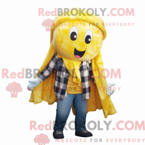 Yellow Jellyfish mascot...