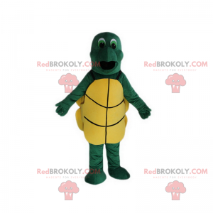 Green-eyed turtle mascot - Redbrokoly.com