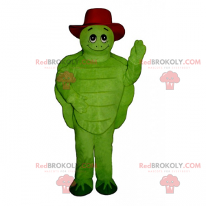 Mascota tortuga con sombrero - Redbrokoly.com