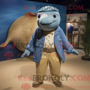 Tan Blue Whale...