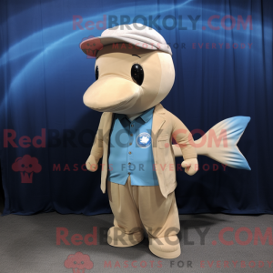 Personaggio mascotte balena...