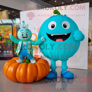 Postava maskota Cyan...