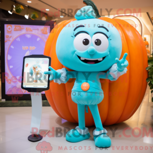 Postava maskota Cyan...