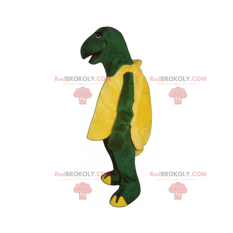 La mascotte della tartaruga si rilassa - Redbrokoly.com