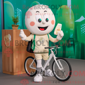 Creme Unicyclist maskot...