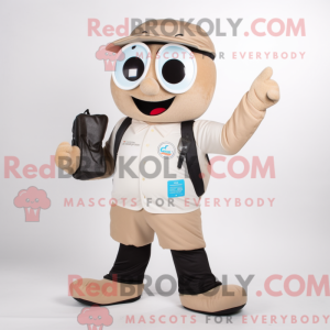Tan Doctor maskotdraktfigur...