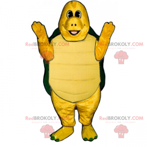 Mascotte de tortue souriante - Redbrokoly.com