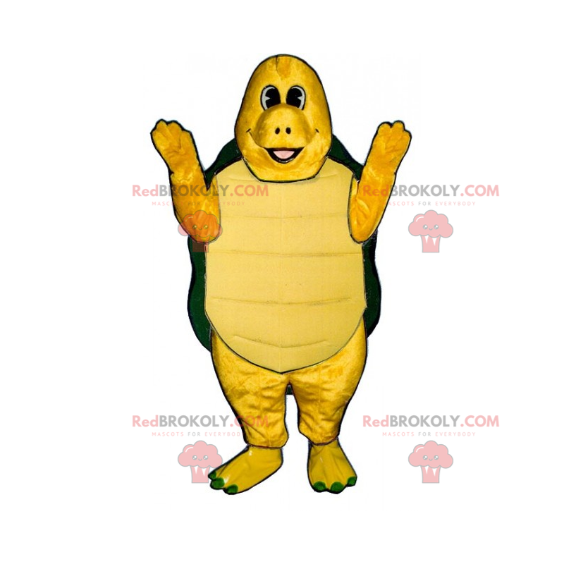 Uśmiechnięta maskotka żółwia - Redbrokoly.com Uśmiechnięta maskotka żółwia - Redbrokoly.com